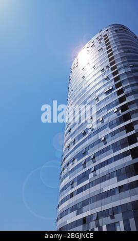 Das Geschäftsviertel Sanlitun im Chaoyang Bezirk in Peking Stockfoto