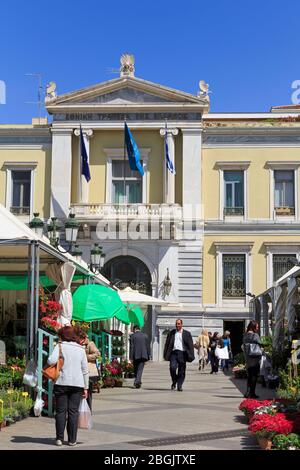 National Bank of Greece, Kotzia Square, Athen, Attika Region, Griechenland, Europa Stockfoto