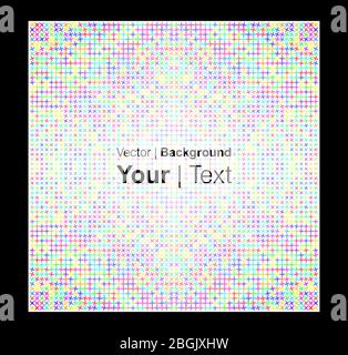 Vektor-Hintergrund bestehend aus geometrischen Formen, perfekt für jeden Einsatz. Stock Vektor