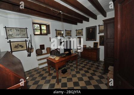 Finca Els Calderers, antikes Büro, Sant Joan, Villafranca, Mallorca, Spanien, Europa / Finca Els Calderers, historisches Buero, Herrenhaus Stockfoto