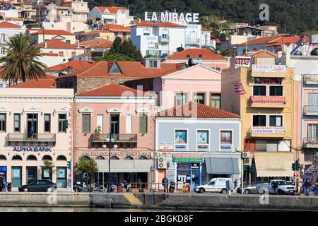 South Harbour, Mytilini City, Lesbos Island, Griechenland, Europa Stockfoto