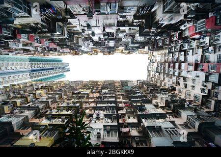 Montane Mansion in Quarry Bay in Hong Kong. Stockfoto