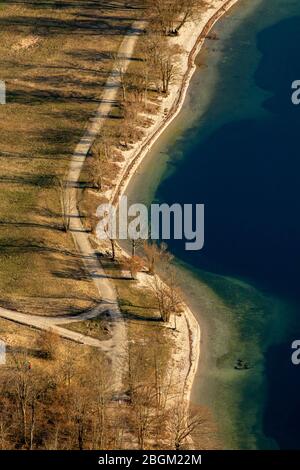 Wanderweg neben dem Bohinjer See von Vogar Stockfoto