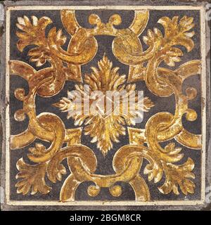 Traditionelle marokkanische dekorative Azulejos Fliesen, portugiesischen Muster dekorative Keramik-Fliesen für Wand und Boden Stockfoto