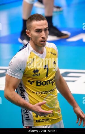 Modena, Italien. Jan 2020. salvatore rossini (07) (leo Schuhe modena) während der italienischen Volleyball SuperLega Serie A Saison 2019/20, Volleyball italienische Serie A Männer Superleague-Meisterschaft in modena, Italien, Januar 01 2020 Quelle: Independent Photo Agency/Alamy Live News Stockfoto