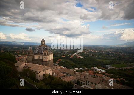 Kathedrale Santa Margherita, Provinz Montefiascone, Viterbo, Italien Stockfoto