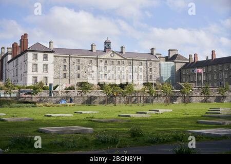 National Museum of Ireland – Dekorative Kunst und Geschichte, Collins Barracks in Dublin, Irland. Stockfoto