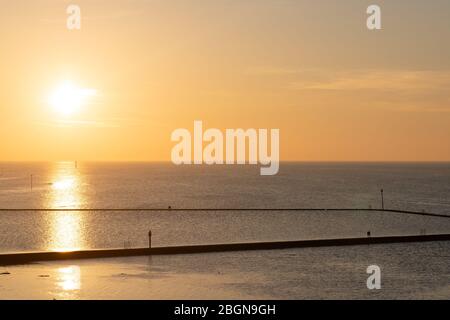 Walpole Bay Gezeitenpool, Margate, Kent Stockfoto