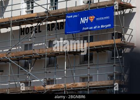 Margate in Lockdown während Covid-19 Stockfoto