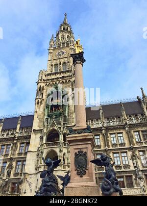 Rathaus, München, Bayern, Deutschland, Europa Stockfoto