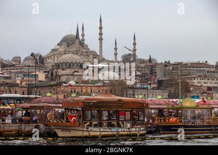 Eminonu Platz. Istanbul, Türkei Stockfoto