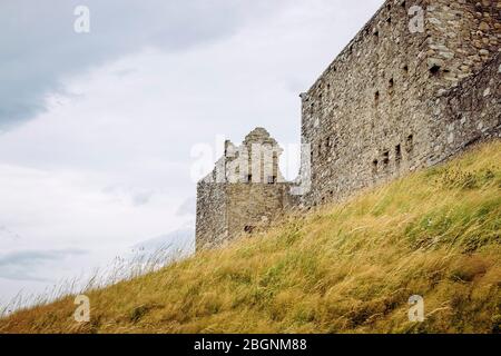 Ruthven Barracks von Ruthven in Badenoch, Schottland in Europa Großbritannien. Erbaut 1719. Stockfoto