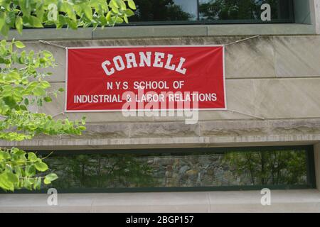 ILR-Zeichen. Ives Hall, Cornell University Stockfoto