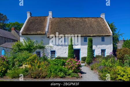 Irland, County Down, Ulster Folk and Transport Museum, Ballycultra Stadtgebiet, The Old Rectory. Stockfoto