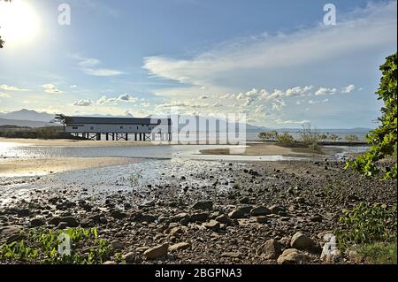 Die Sugar Wharf in Port Douglas an der Ostküste Australiens Stockfoto