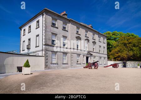 Irland, Grafschaft Meath, Oldbridge House, Besucherzentrum der Schlacht bei Boyne in der Nähe von Drogheda in der Grafschaft Louth. Stockfoto