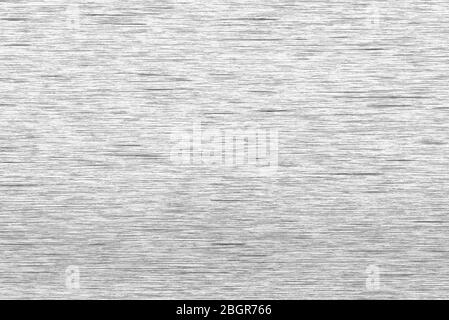 Gebürstetes Metall Textur. Poliertes Metall Hintergrund mit Lichtreflexion. Stockfoto