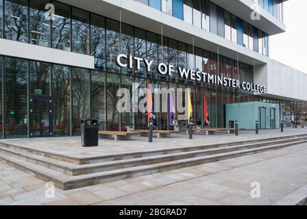 City of Westminster College, 25 Paddington Green, London W2 1NB von Schmidt Hammer Lassen Architects Stockfoto