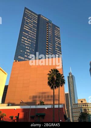 Chase Bank in Downtown Los Angeles, CA Stockfoto