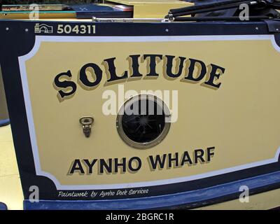 504311,Solitude Aynho Wharf, Waterway Canal boat,Narrowboat,England,Großbritannien,UK Stockfoto