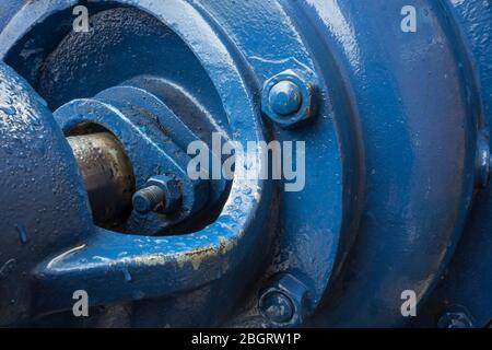 Detail einer alten Wasserpumpe Stockfoto