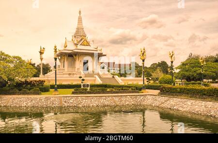 Yala Stadt im Süden von Thailand, handelt es sich nicht um eine friedliche Stadt, aber ruhigen Stadt. Selten Touristen hier zu besuchen, es ist so weit weg von der Großstadt. Y Stockfoto