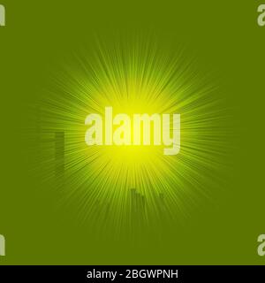 Illustration eines leuchtenden Sterns oder Flare, viele Strahlen von einem Punkt.Rote Farbe helle Linse Flare Strahlen Licht blinkt Bewegung für Übergänge auf Leck Stock Vektor