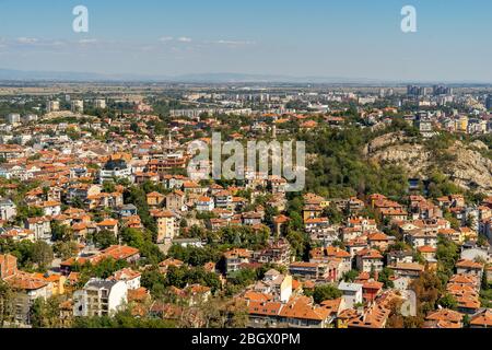 Tolle Aussicht und Sehenswürdigkeiten von Plovdiv, Bulgarien Stockfoto