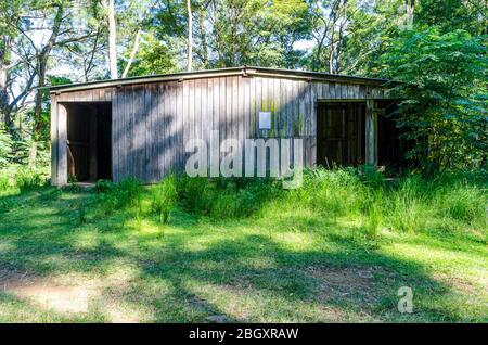 Steinkiefenstall für den Kohlebergbau Stockfoto