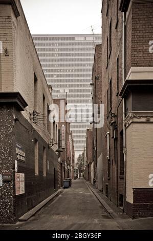 Schmale Gasse in Chinatown, Melbourne, Australien Stockfoto