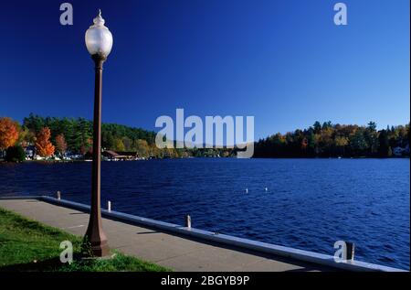 Lake Flower, Adirondack Park, Saranac Lake, New York Stockfoto