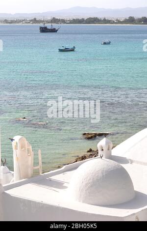 Moschee in Hammamet Stockfoto