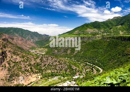 Debed Canyon in der Nähe von Sanahin Kloster, Sanahin, Lori Provinz, Armenien, Kaukasus, Asien Stockfoto