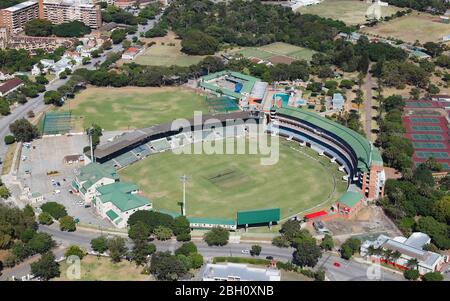 Luftaufnahme des St Georges Park Cricket Ground Stockfoto
