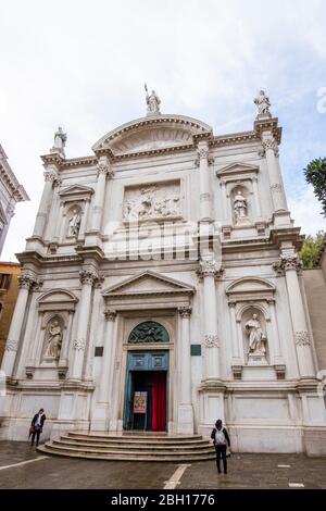 Chiesa di San Rocco, Kirche von Saint Roch, Campo dei Frari, San Polo, Venedig, Italien Stockfoto