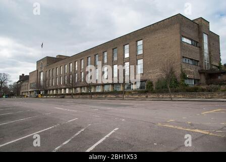 1930er modernistische Architektur Brent Town Hall, Town Hall, Forty Lane, Wembley HA9 von Clifford Strange Stockfoto