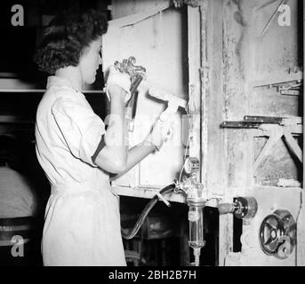 Ernest Turner Electrical Instruments Factory, High Wycombe im Jahr 1951 Stockfoto