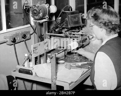 Ernest Turner Electrical Instruments Factory, High Wycombe im Jahr 1951 Stockfoto