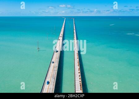 Seven Mile Bridge, Florida Keys, USA Stockfoto