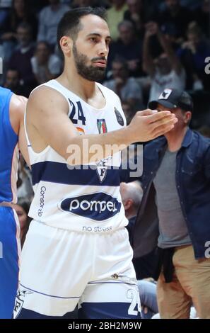 1. Januar 2020, Bologna, Italien: Bologna, Italien, , 01. Januar 2020, Rok Stipcevic (Fortitudo Pompea Bologna) während - - Quelle: LM/Michele Nucci (Quelle: © Michele Nucci/LPS via ZUMA Wire) Stockfoto