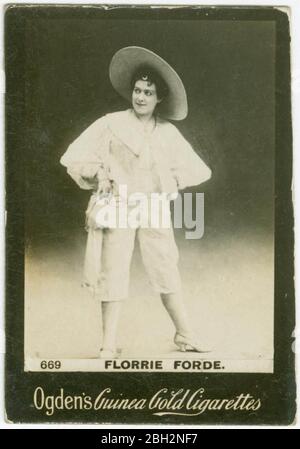 Florrie Forde. Geboren Flora May Augusta Flannagan. Australische Sänger und Music hall Performer. 16. August 1875 - 18. April 1940 Stockfoto