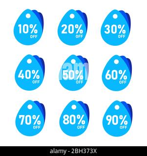 Dynamische moderne zum Verkauf Tag. Flash Sale Label Vorlage Design, Flash Sale spezielle Tag-Set. Rabattaufkleber für Werbeaktion Stock Vektor