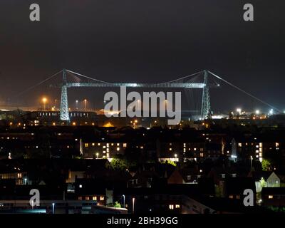 Transporter Bridge, Stadt Newport, Großbritannien Stockfoto