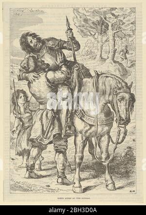 Goetz wurde von den Zigeunern nach 1845 geführt. Herausgegeben von "Le Magasin Pittoresque" Stockfoto