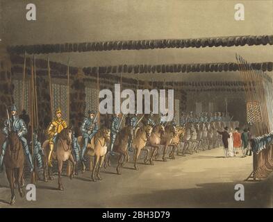 Horse Armoury, Tower of London, 1. November 1809. Stockfoto