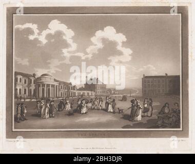 The Steine (ein Ausflug nach Brighthelmstone), 1. Juni 1790. Stockfoto