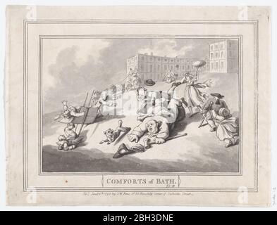 Comforts of Bath, Teller 12, 6. Januar 1798. Stockfoto