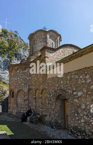 VITOVNICA, SERBIEN - 11. AUGUST 2019: Mittelalterliches Kloster Vitovnica, Sumadija und Westserbien Stockfoto