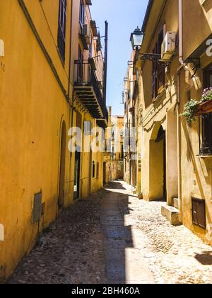 Schöne touristische Foto der Stadt in Sizilien, Italien Stockfoto