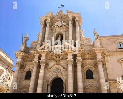 Schöne touristische Foto der Stadt Messina in Sizilien, Italien Stockfoto